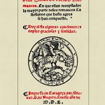 Lee más sobre el artículo PRIMERA PARTE DE LA SILUA DE VARIOS ROMANCES